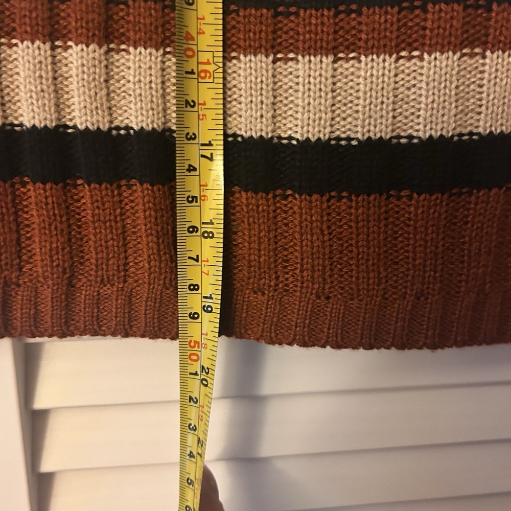 No Boundaries Juniors Ribbed Striped Knit Sweater Skirt Y2K Size Large 11-13 - Picture 2 of 8